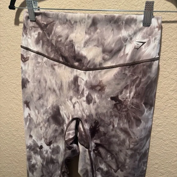 Gymshark Elevate Leggings size XL Cement Brown Spray Dye - Picture 6 of 11